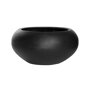 Pottery Pots Natural Cora ronde plantenbak zwart